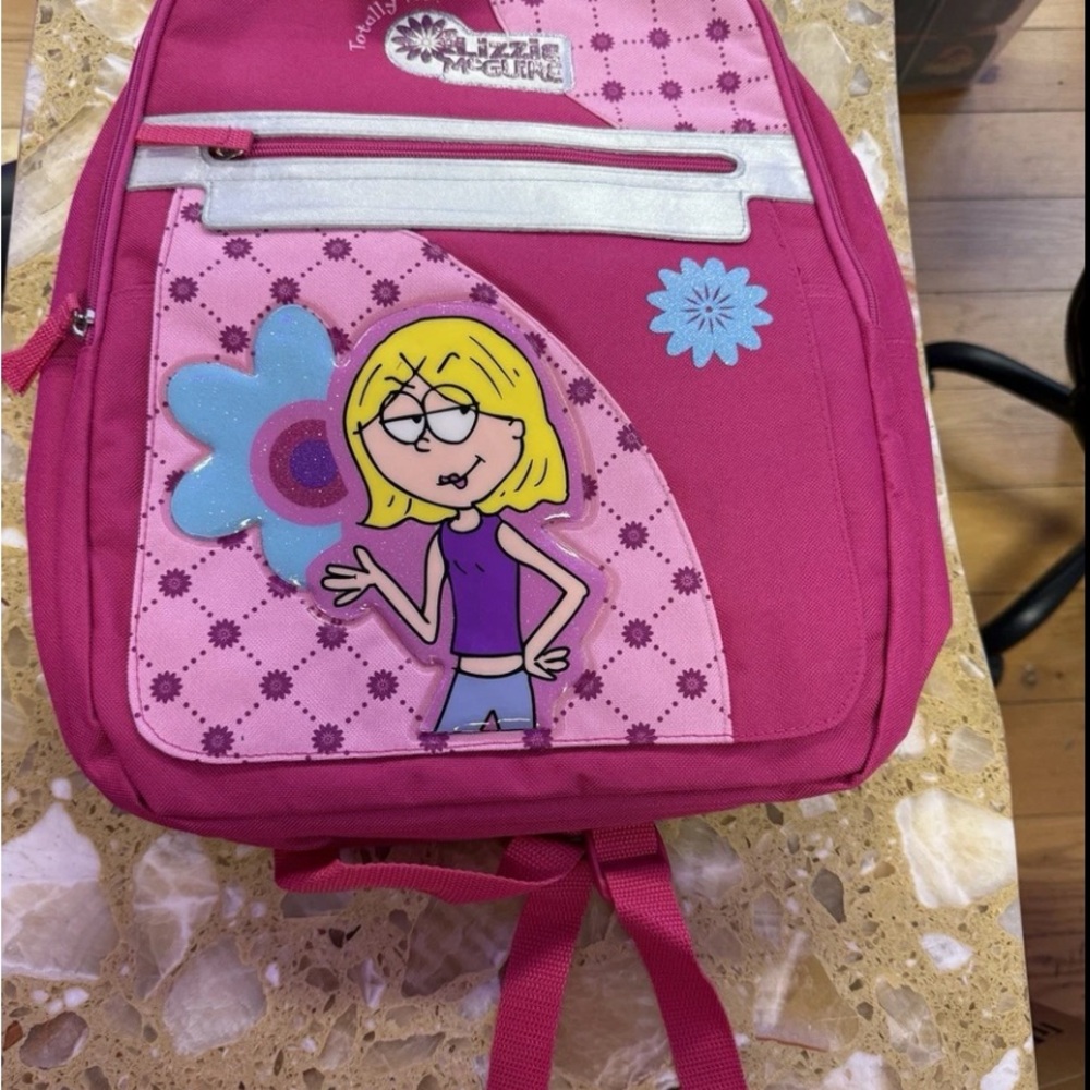 Lizzie McGuire Backpack NEW WITH TAGS VINTAGE Hilary Duff TV Disney ABC Kids